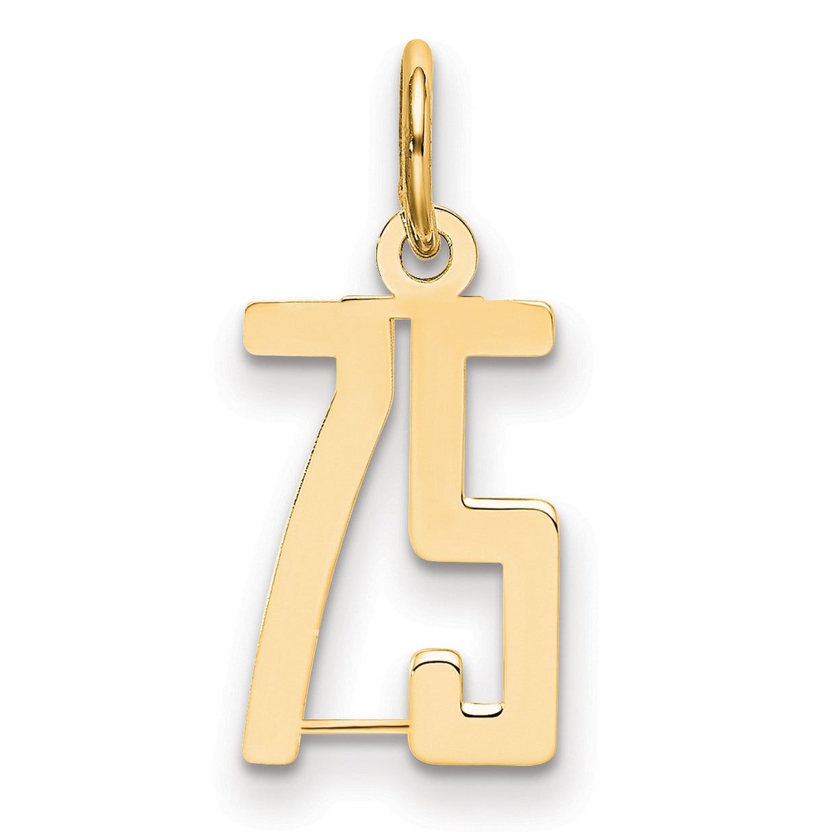 14k Yellow Gold Pendant, Chai Hebrew Symbol, Jewish Faith Charm for Women or Unisex Wear