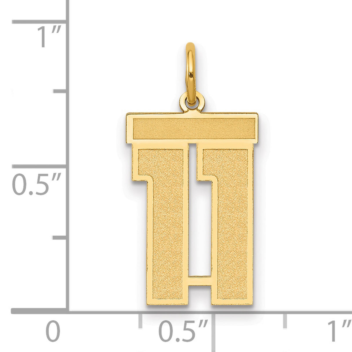 14k Yellow Gold Hebrew Chai Pendant, Unisex Jewish Faith Symbol Charm for Men and Women