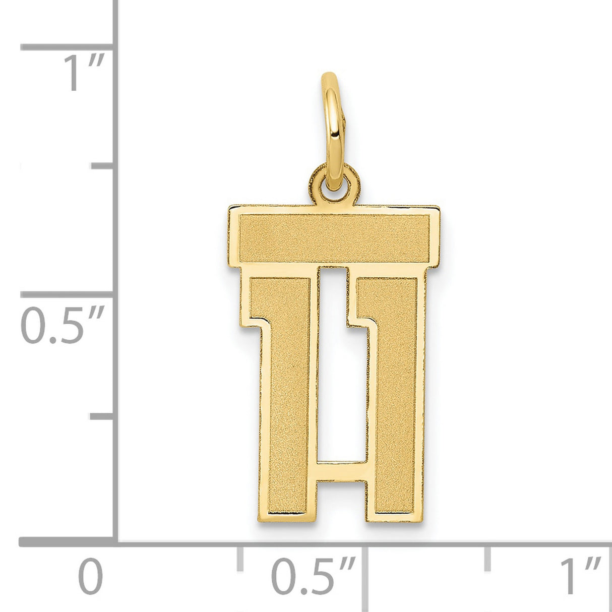 14k Yellow Gold Chai Pendant, Hebrew Symbol of Life and Vitality, Unisex Jewish Charm