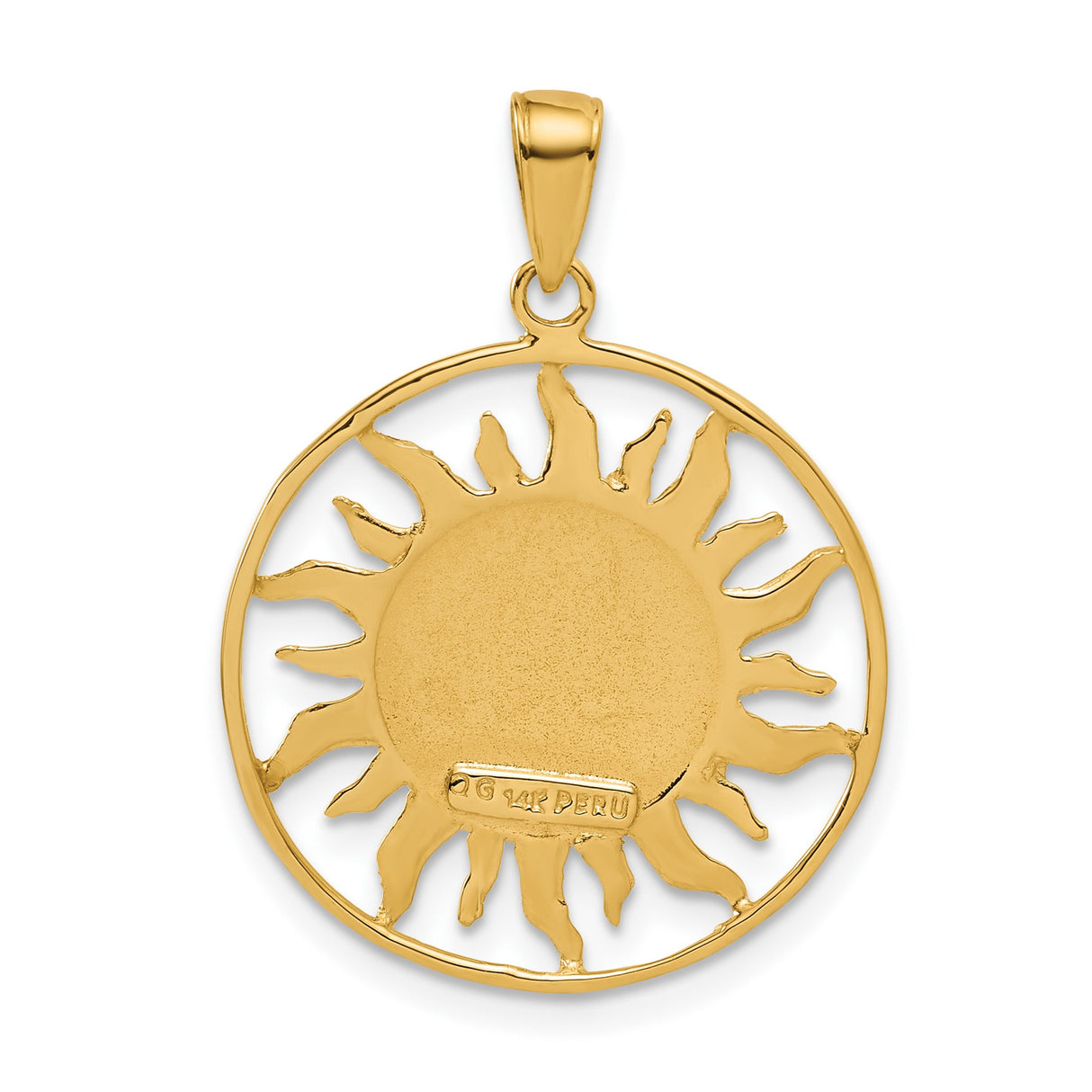 14k Yellow Gold Sun and Moon Pendant with Celestial Face and Star Charm, Boho Astrology Jewelry