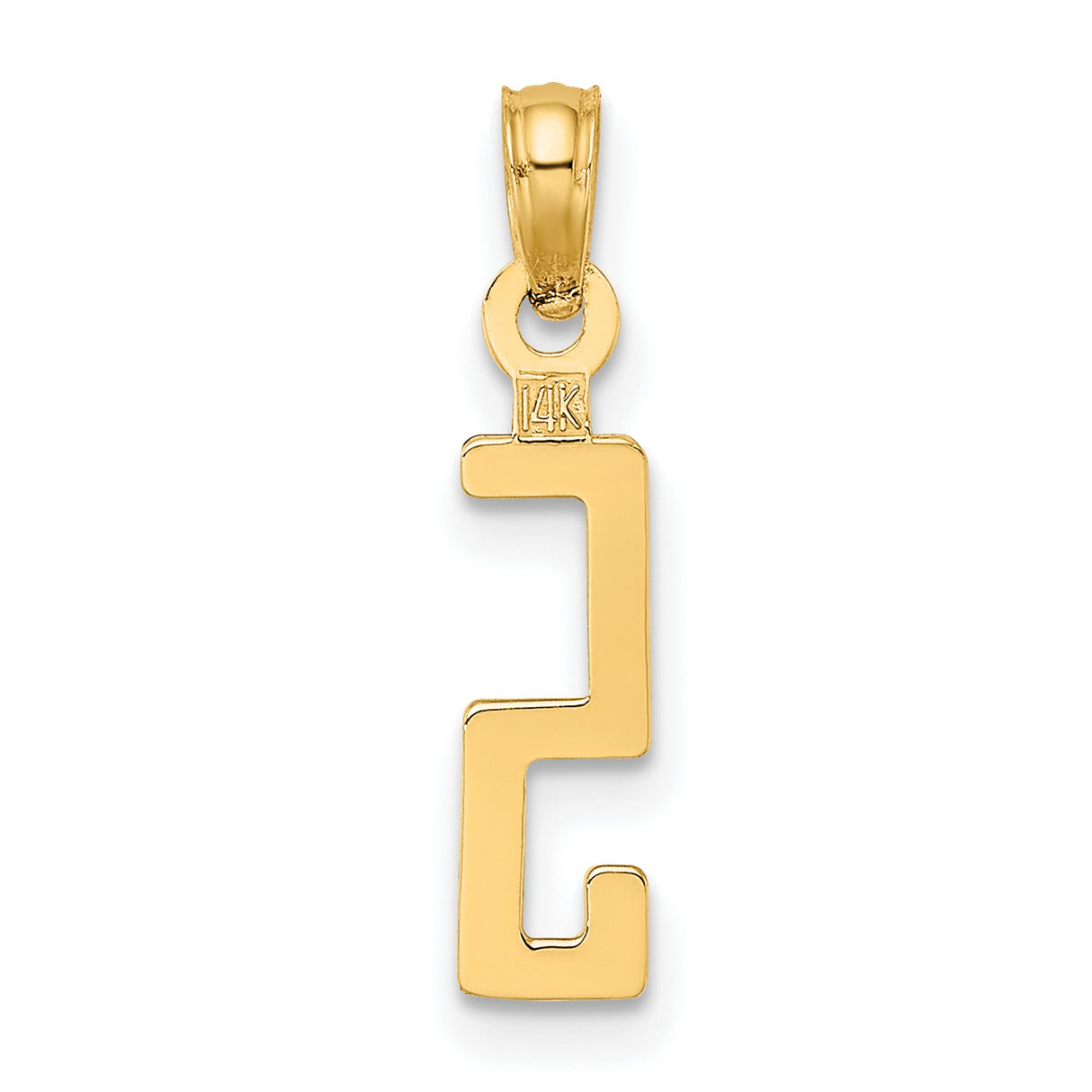 14k Yellow Gold Chai Pendant Featuring Hebrew Symbol of Life, Jewish Faith Jewelry