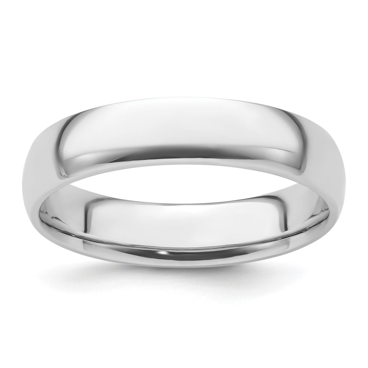 White Gold Comfort Fit, Lightweight wedding band ring