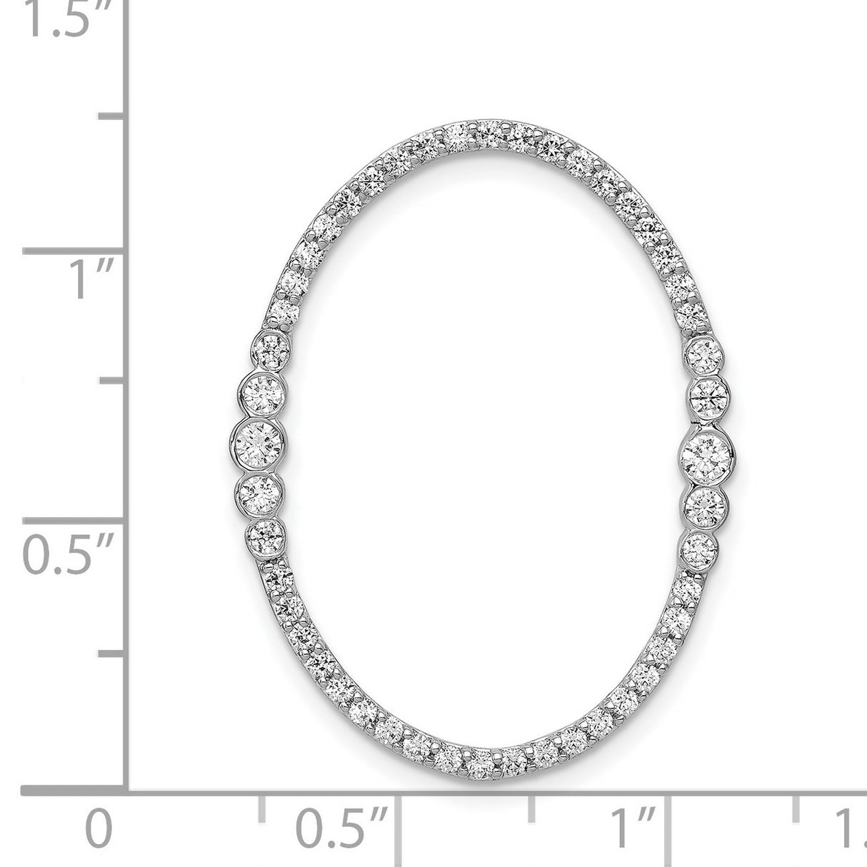 14k White Gold Diamond Tennis Bracelet, Round Cut, Classic Elegant Design for Women