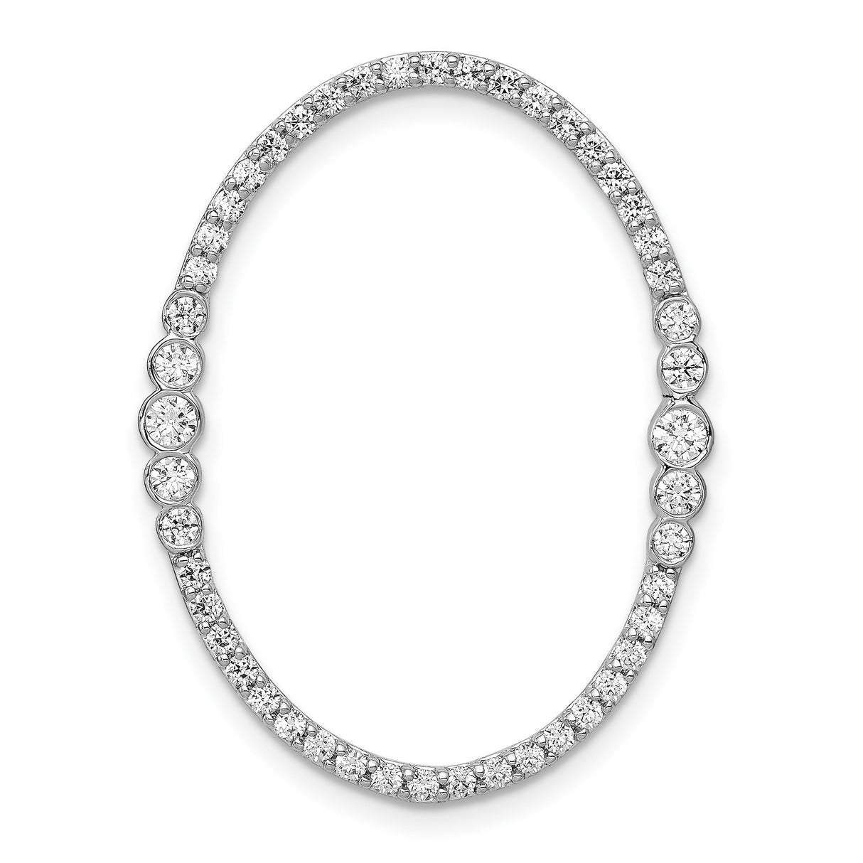 14k White Gold Diamond Tennis Bracelet, Round Cut, Classic Elegant Design for Women