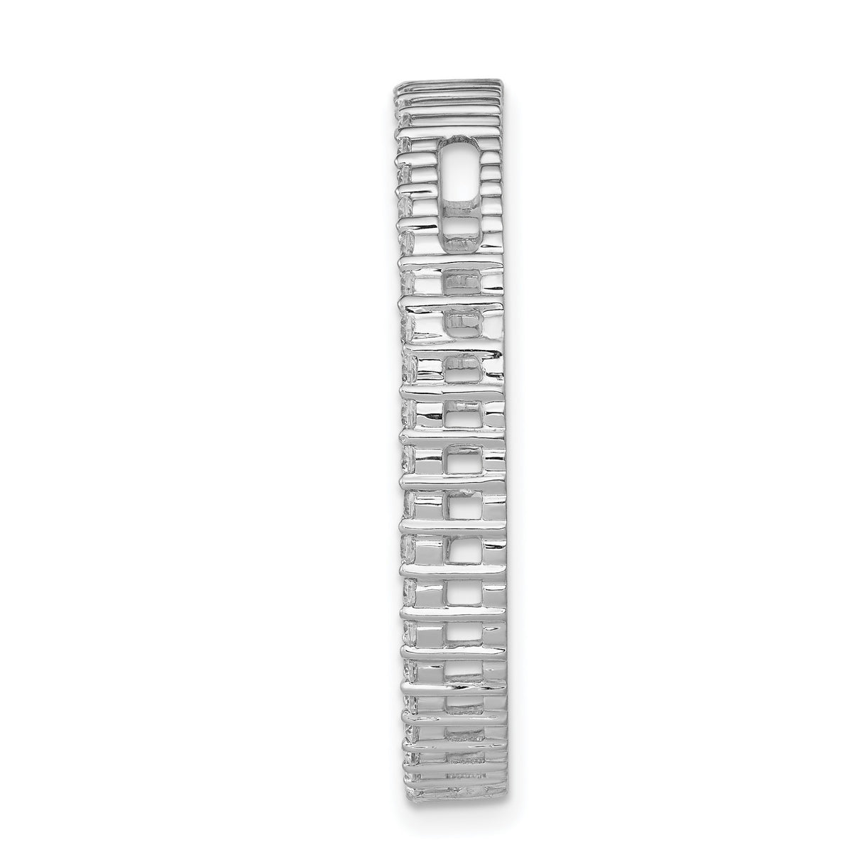 14k White Gold Tennis Bracelet with Round Cut Diamonds, Classic Fine Jewelry for Women