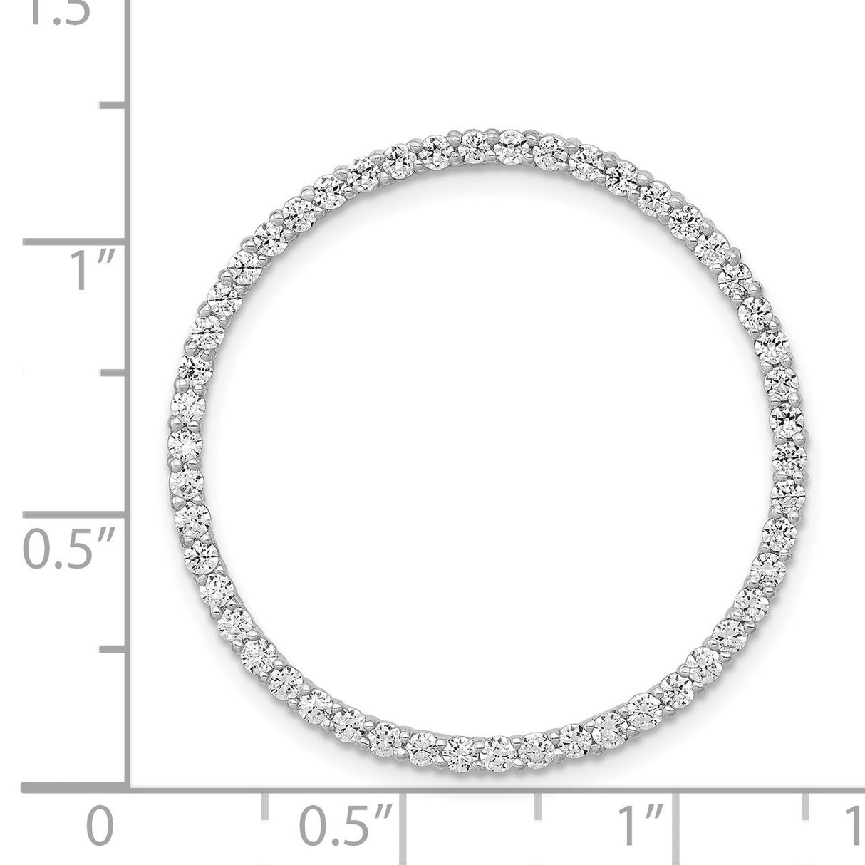 14k White Gold Tennis Bracelet with Round Cut Diamonds, Classic Fine Jewelry for Women