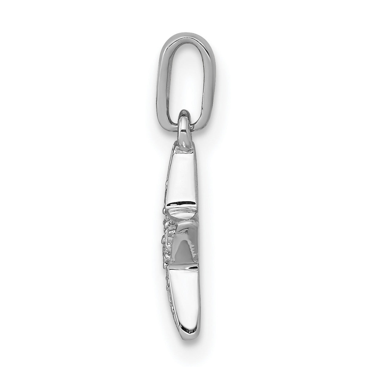 14k White Gold Star Pendant with Diamond Accents, Celestial Inspired Jewelry for Women