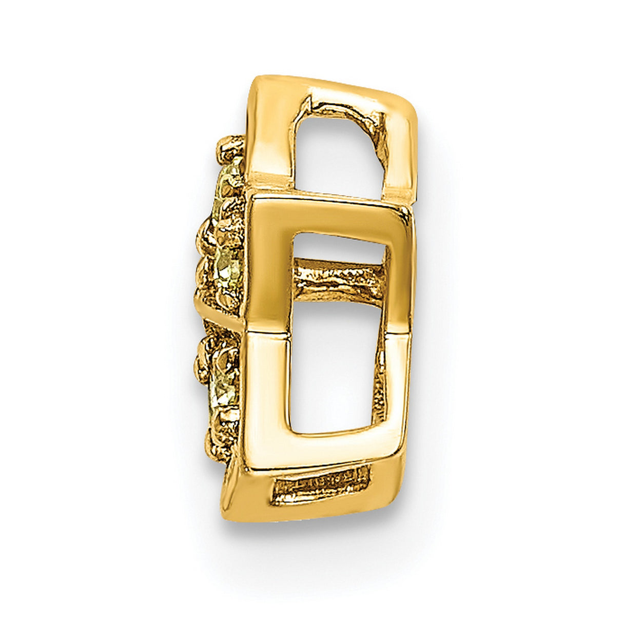 14k Yellow Gold Star Stud Earrings with Sapphire, Textured Finish and Diamond-Cut Accents