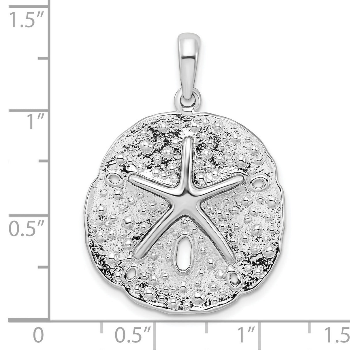 Sterling Silver Sand Dollar Pendant, Ocean-Inspired Coastal Charm for Women