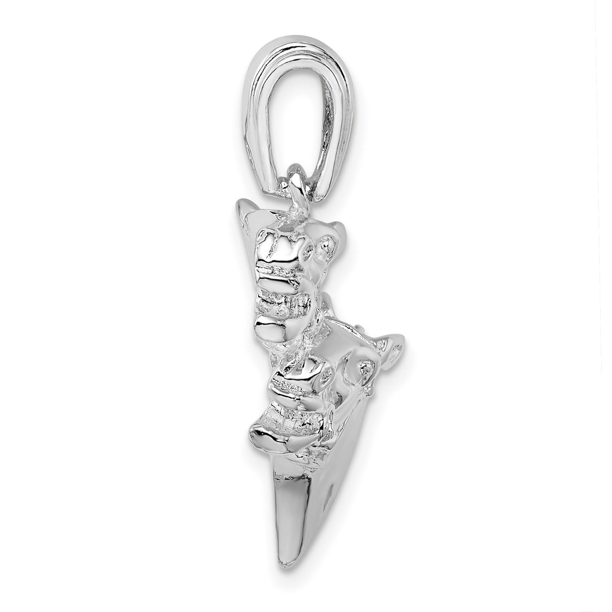 Sterling Silver Horse Pendant with Three Galloping Horse Heads, Equestrian Unisex Charm