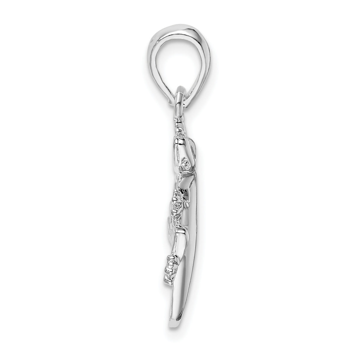 Sterling Silver Gecko Pendant, Polished Lizard with Tribal Charm, Nature-Inspired Animal Jewelry