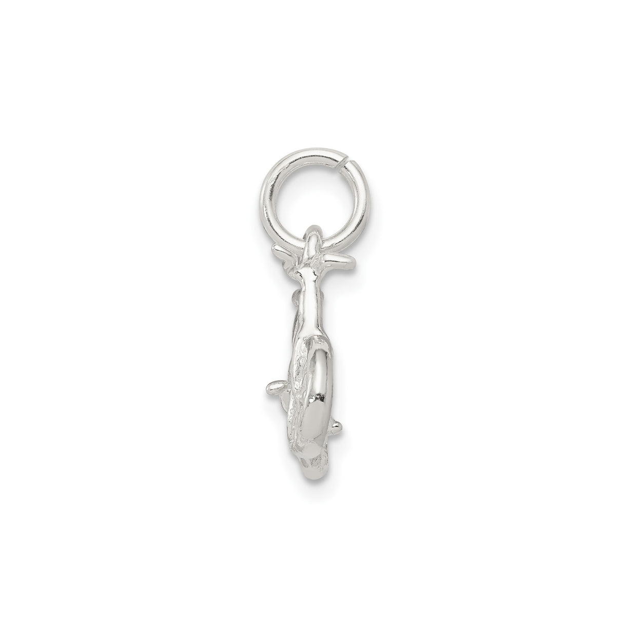 Sterling Silver Bicycle Pendant or Charm, Minimalist Cycling Jewelry for Women and Unisex Riders