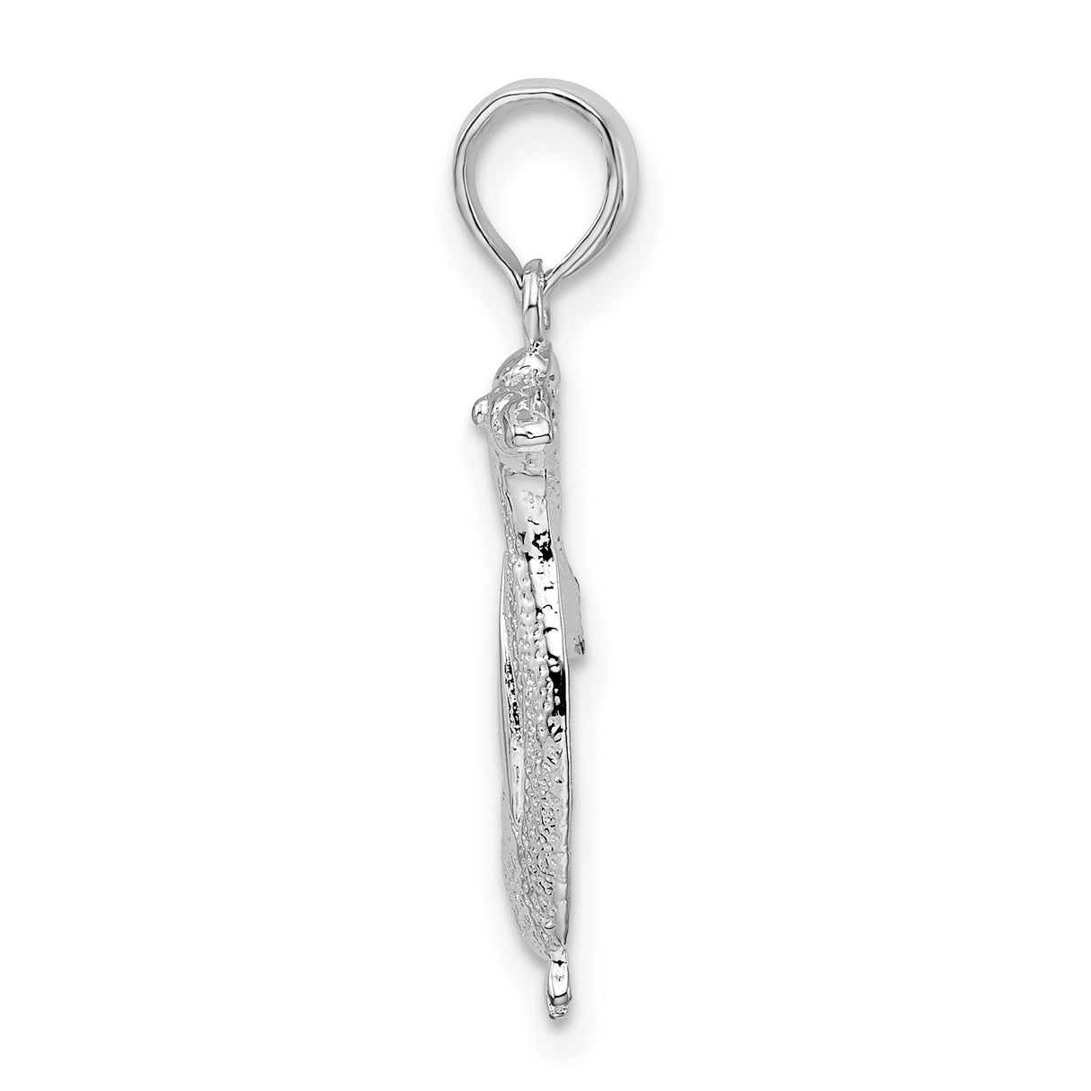 Sterling Silver Penguin Pendant with Realistic Design and Nature Symbolism