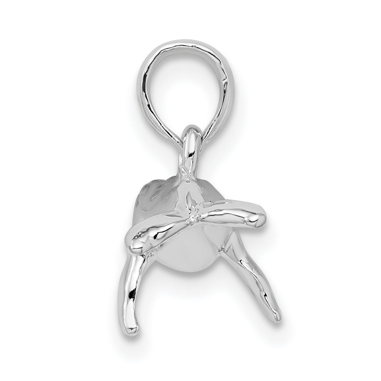Sterling Silver Humpback Whale Pendant with Detailed Ocean Animal Design for Women or Unisex