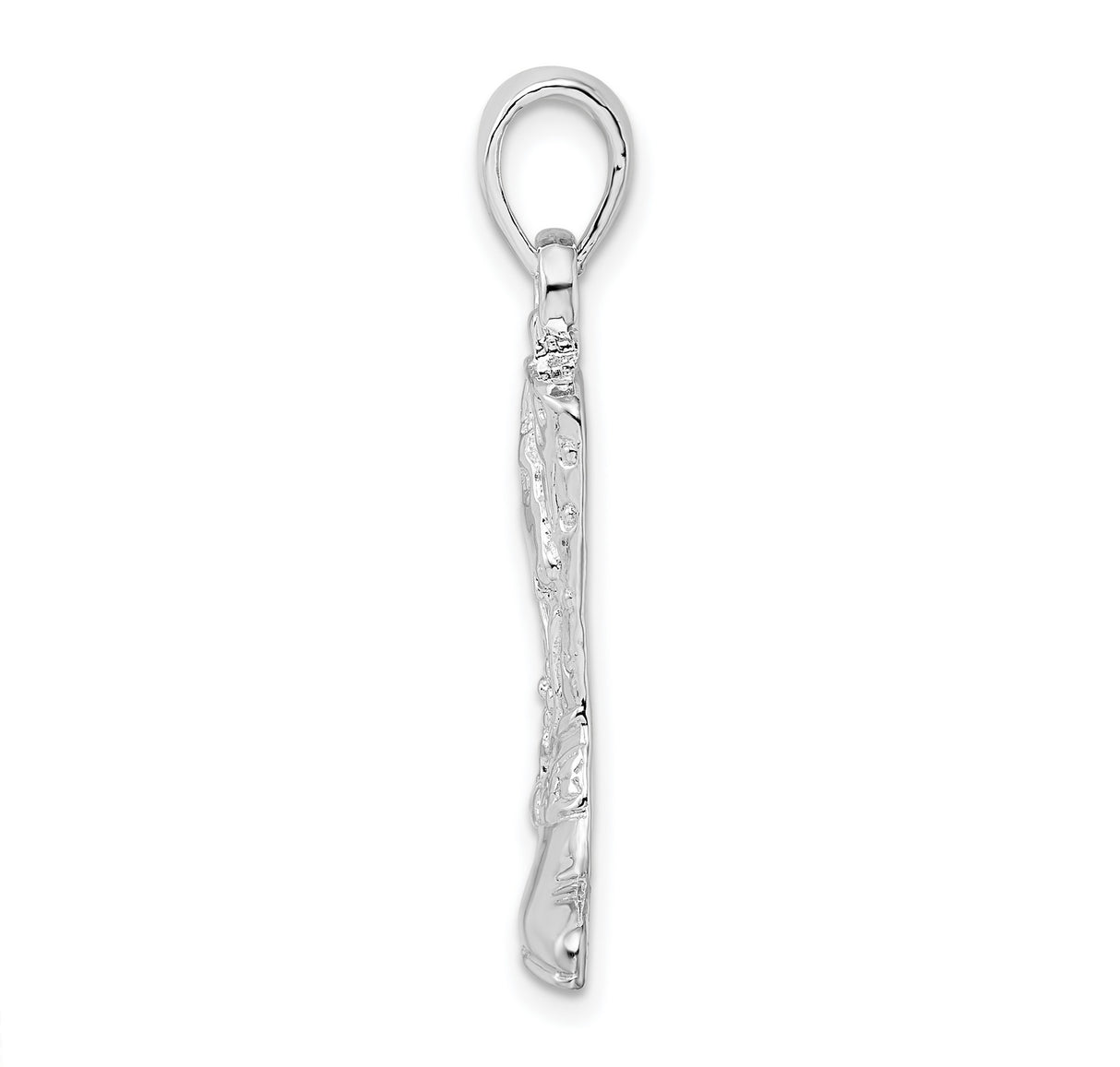 Sterling Silver Cowboy Boot Pendant with Spur and Horse Motif, Western Style Charm