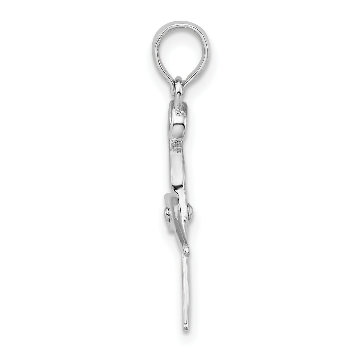 Sterling Silver Scissor Pendant, Open Scissors Charm for Hairstylists and Sewing Enthusiasts