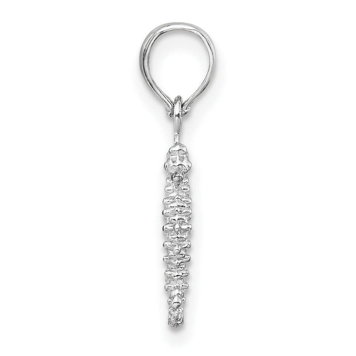 Sterling Silver Seahorse Pendant with Intricate Ocean-Inspired Detailing for Women