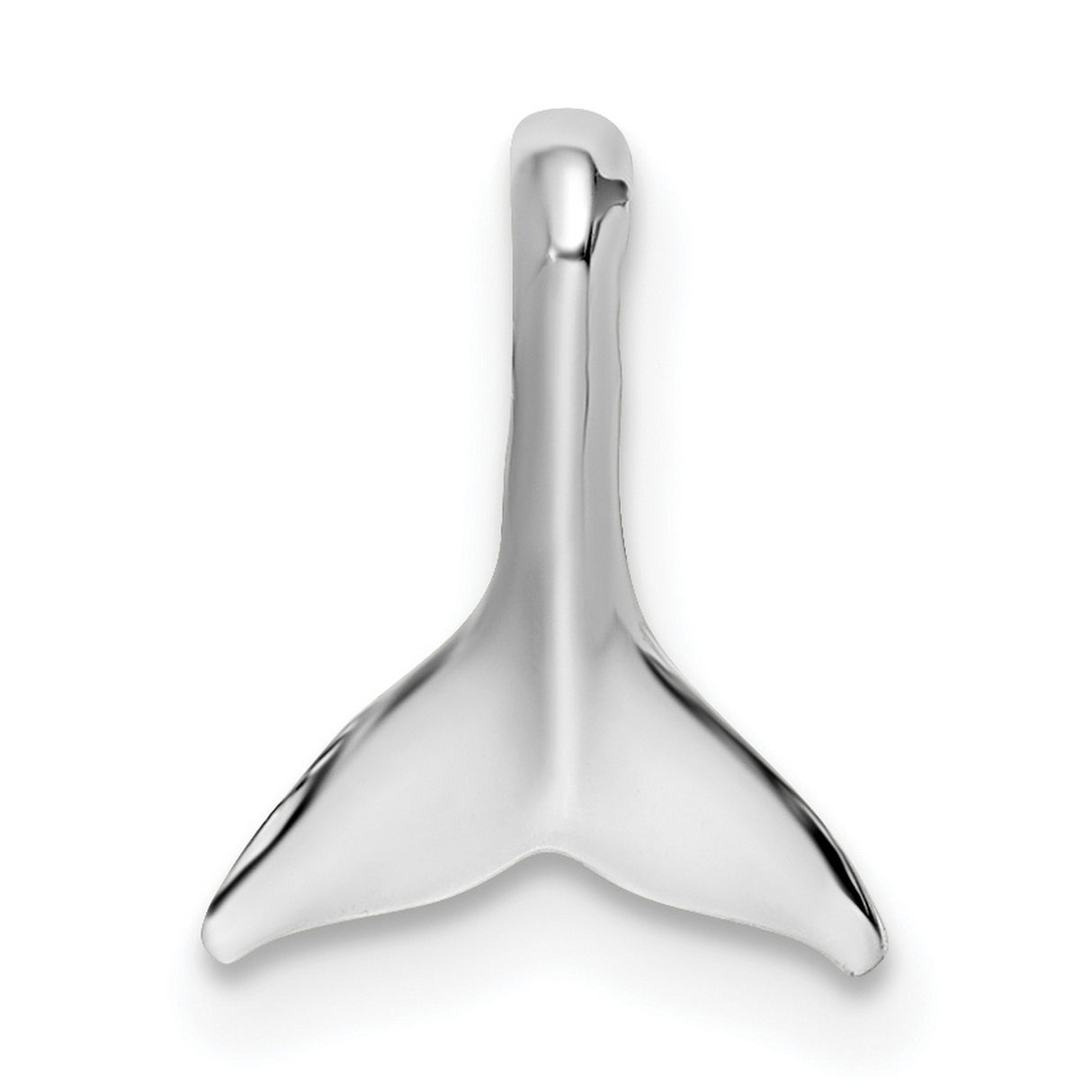 Sterling Silver Whale Tail Pendant, Nature Inspired Ocean Life Charm for Men and Women