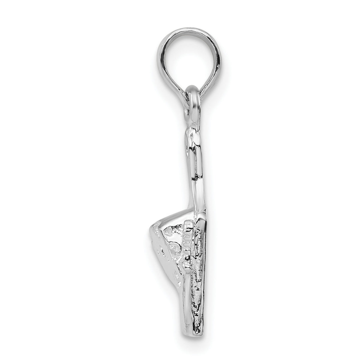 Sterling Silver Cheese Board Pendant with Knife, Culinary Charm for Food Lovers and Chefs