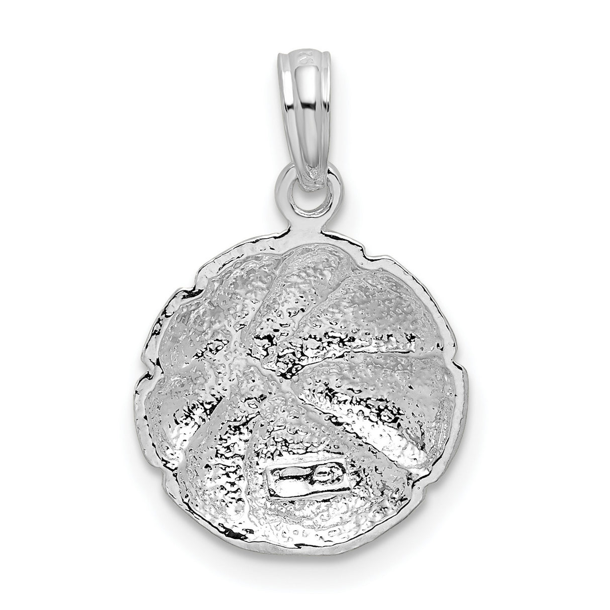 Sterling Silver Basketball Pendant with Textured Detailing, Unisex Sports Charm Jewelry