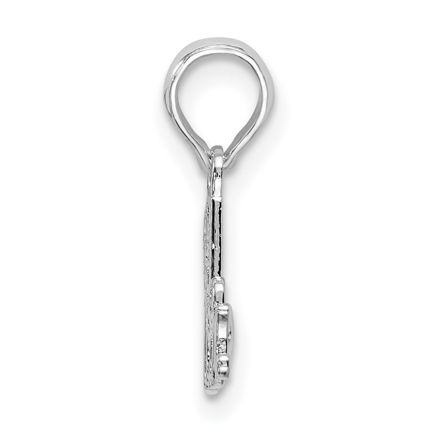 Sterling Silver #1 Mom Pendant with Script Lettering, Sentimental Family Jewelry for Women