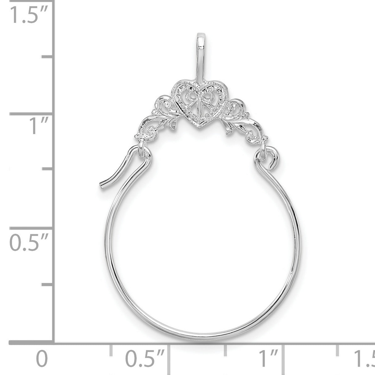 Sterling Silver Claddagh Pendant with Heart, Crown, and Hands Design, Celtic Irish Jewelry for Women