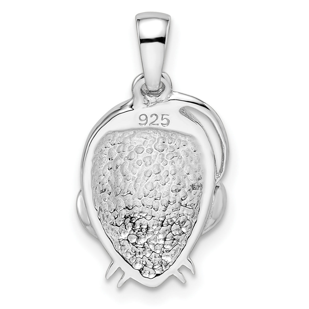 Sterling Silver Mouse Pendant with Pavé Clear Crystals, Whiskers and Ears Detail, Animal Jewelry for Women
