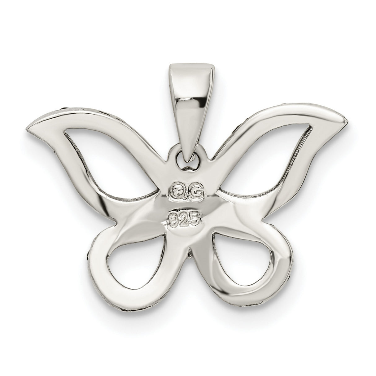 Sterling Silver Butterfly Pendant with Marcasite Accents, Nature Inspired Jewelry for Women