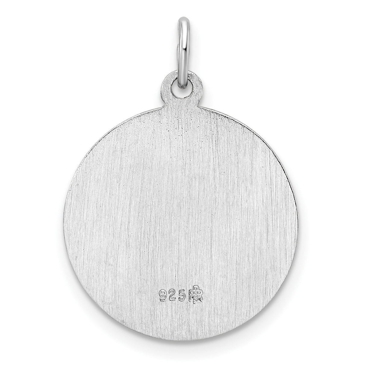 Sterling Silver Saint Anthony Pendant, Religious Medal, Catholic Christian Jewelry