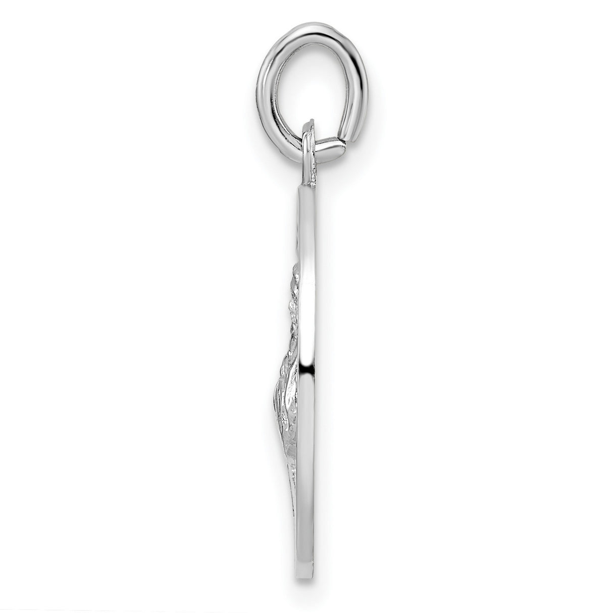 Sterling Silver Saint Francis Pendant with Crucifix Detail, Catholic Medal for Men and Women