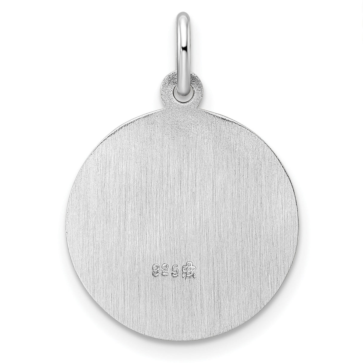 Sterling Silver Saint Francis Pendant with Crucifix Detail, Catholic Medal for Men and Women