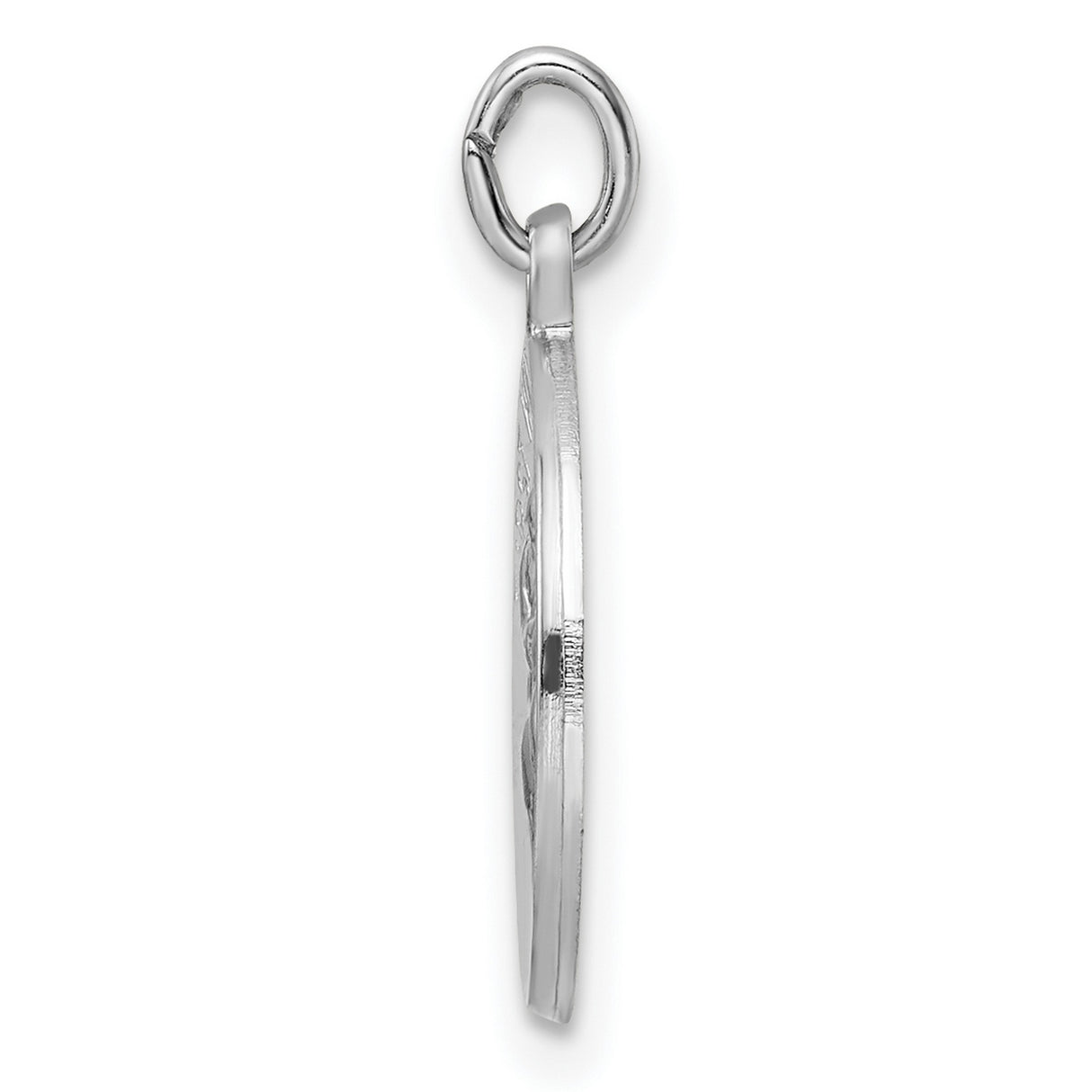 Sterling Silver First Holy Communion Pendant Featuring Jesus Giving Communion