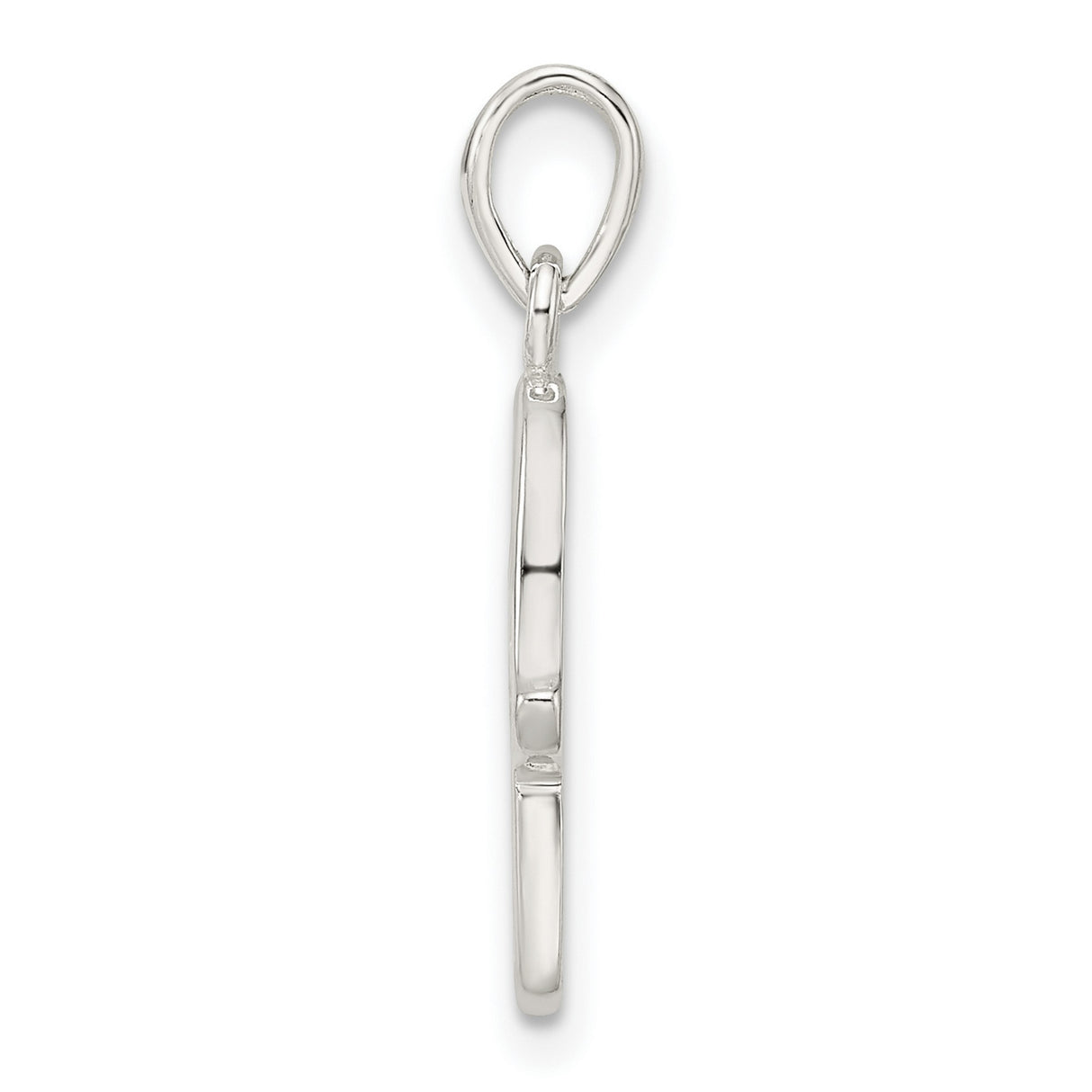 Sterling Silver Hamsa Hand Pendant with Openwork Star of David Design