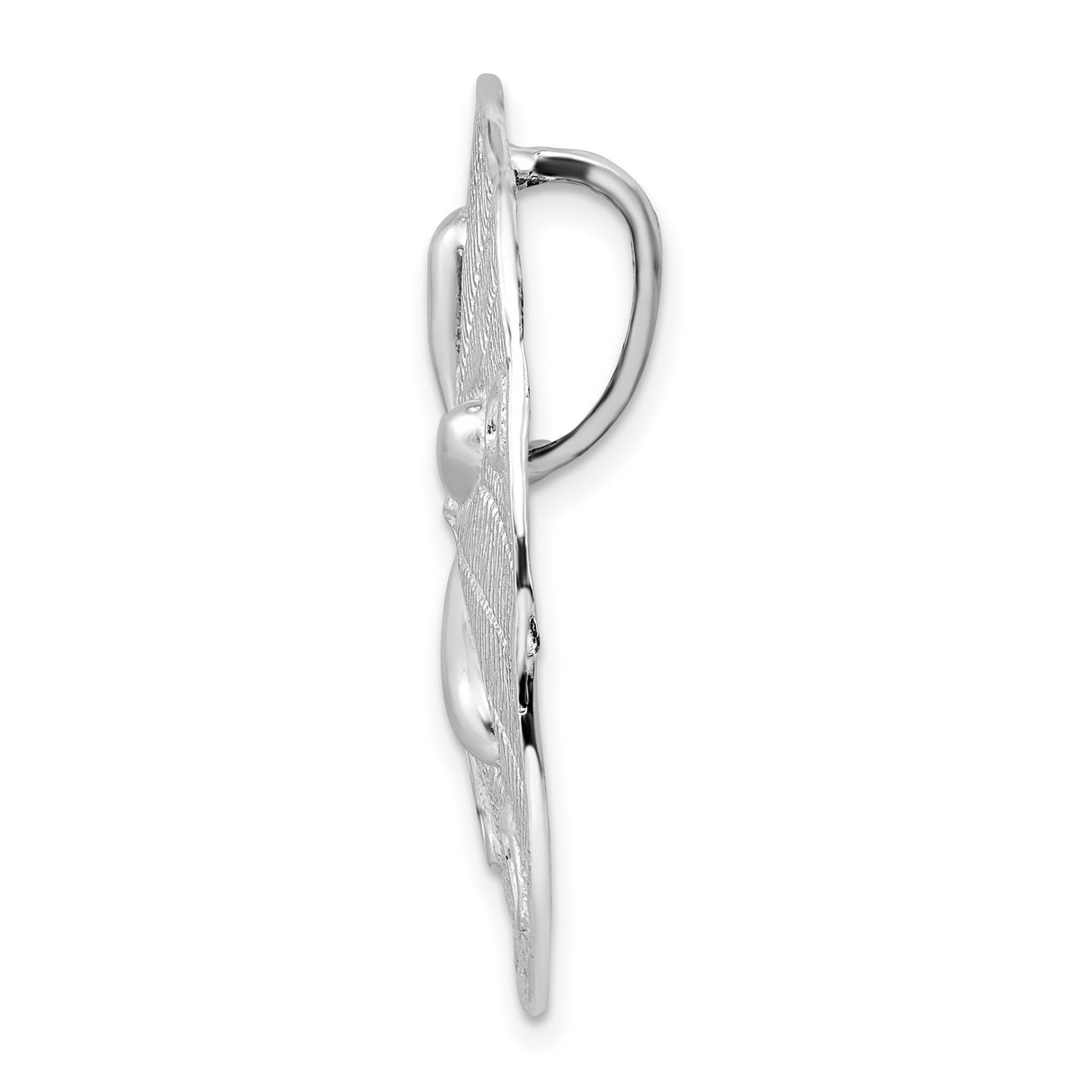 Sterling Silver Sand Dollar Pendant with Cutout Design, Ocean-Inspired Jewelry for Women