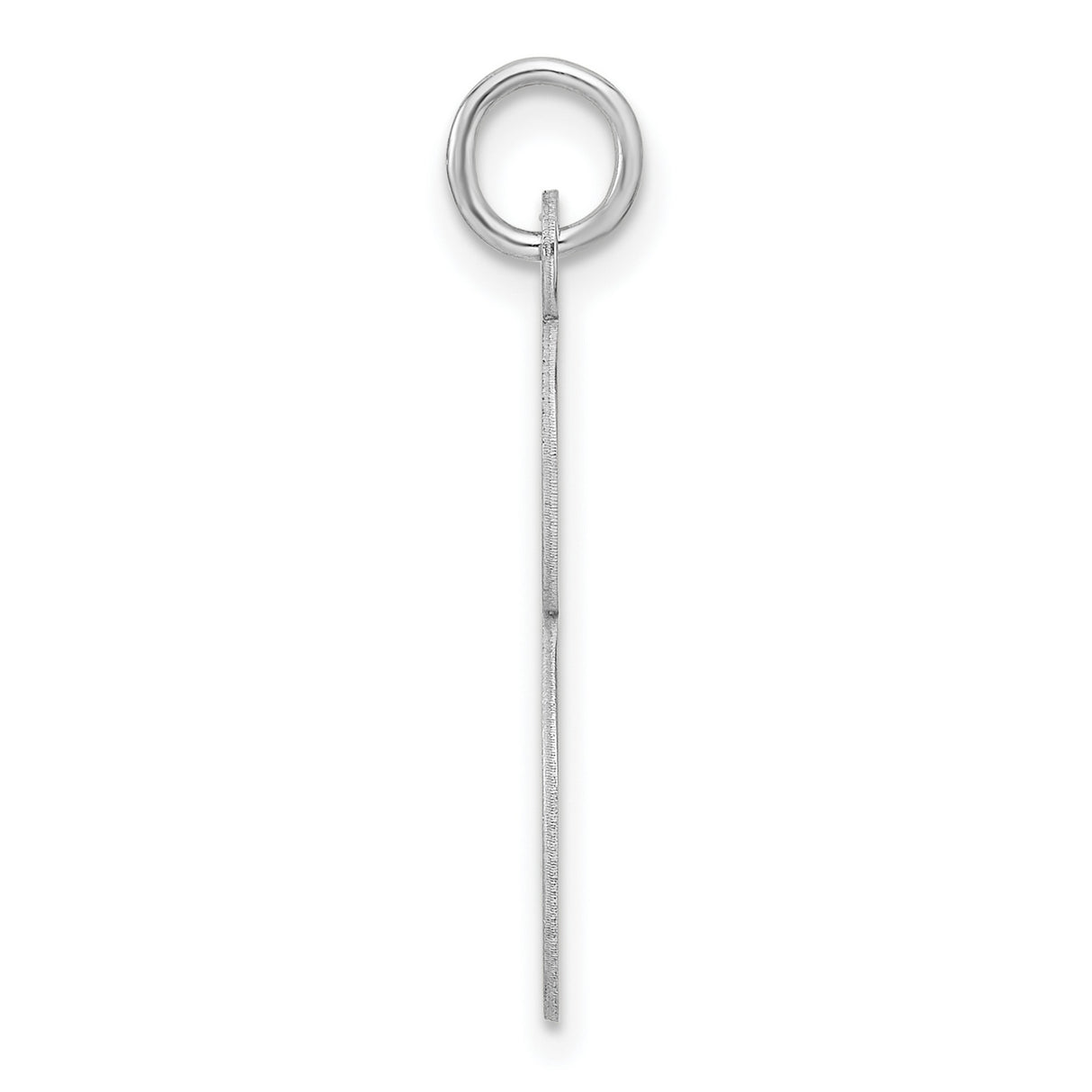 Sterling Silver Script E Pendant, Polished Initial Charm, Minimal Letter Design