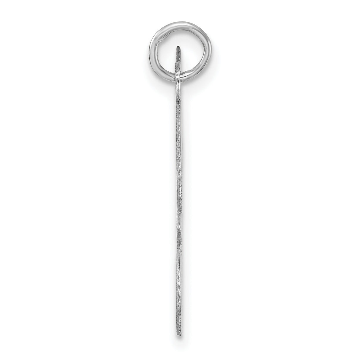 Sterling Silver Script Letter F Pendant Charm, Cursive Initial Design