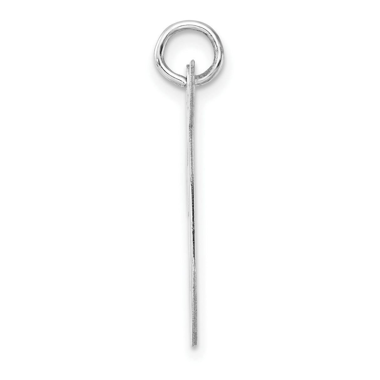 Sterling Silver Initial J Pendant, Script Cursive Letter Charm for Women