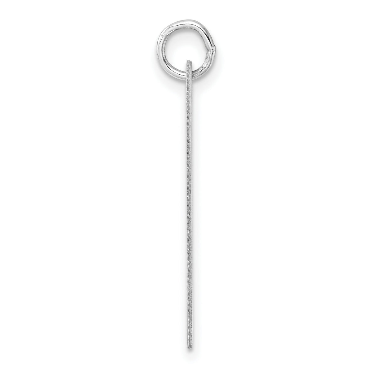 Sterling Silver Script Letter Y Pendant, Polished Initial Charm for Women or Unisex Wear