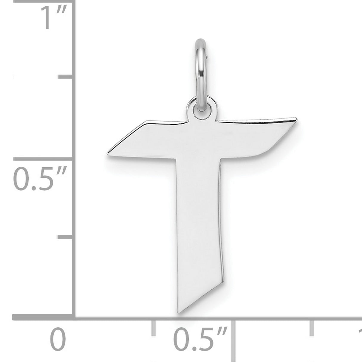 Sterling Silver Tau Cross Pendant, Saint Francis Christian Catholic Jewelry for Men or Women