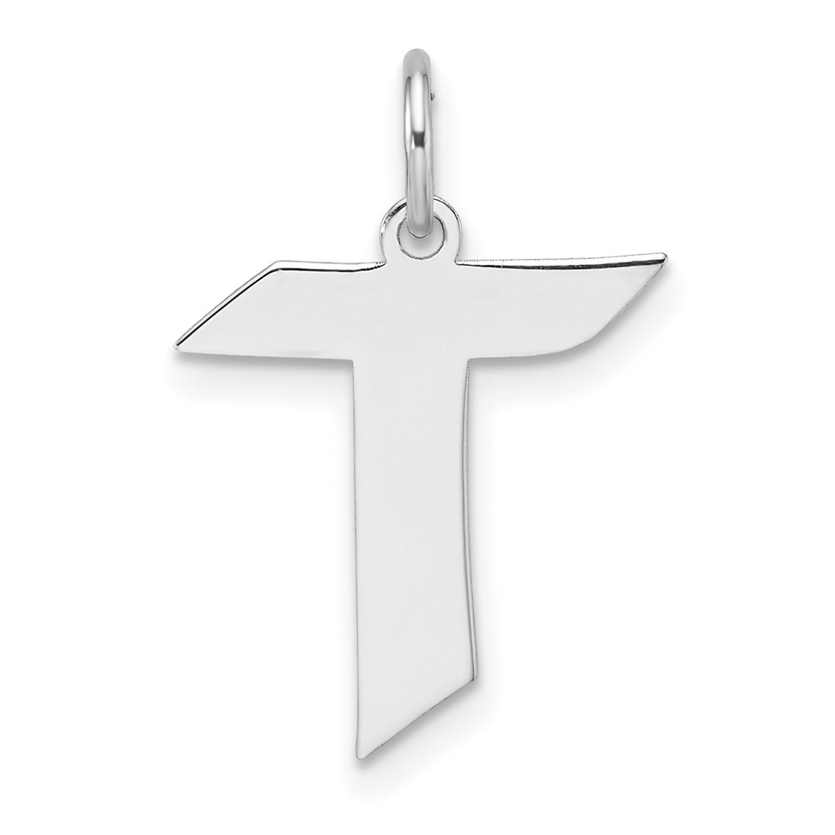 Sterling Silver Tau Cross Pendant, Saint Francis Christian Catholic Jewelry for Men or Women