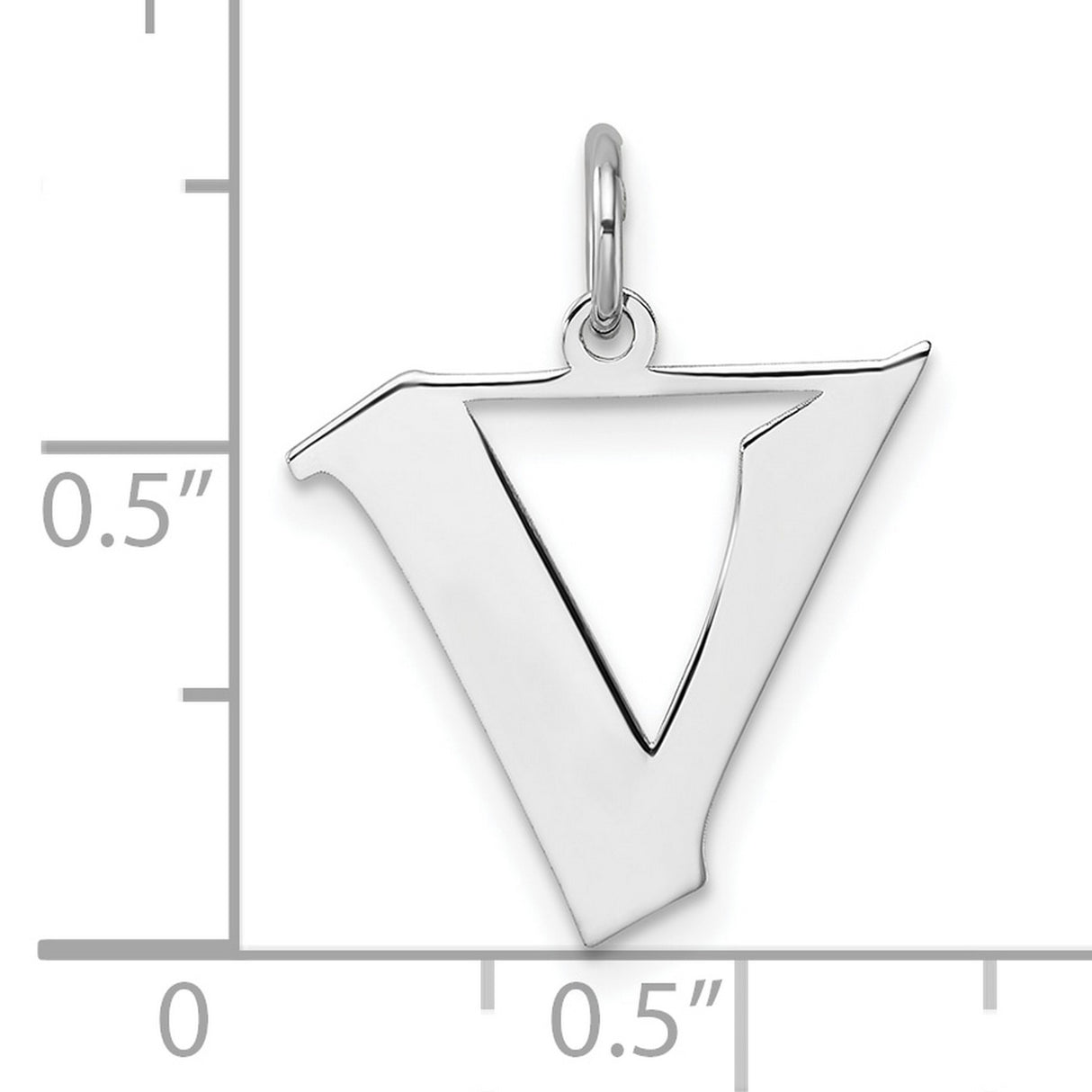 Sterling Silver AA Triangle Pendant with Unity Service Recovery Design, Unisex Sobriety Charm