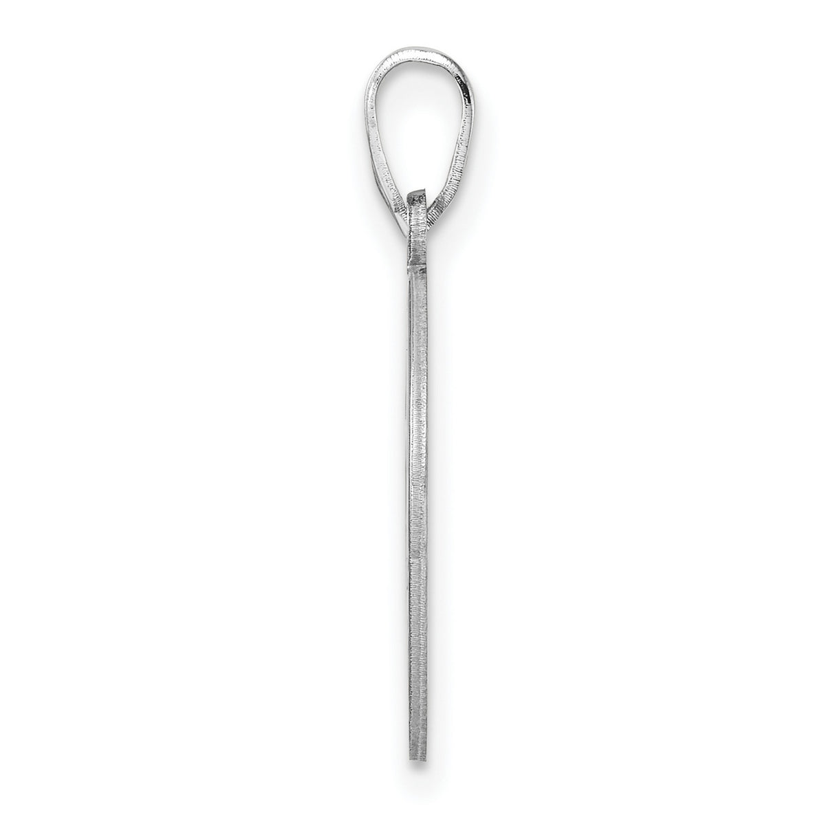 Sterling Silver Initial E Pendant, Script Letter Charm with Circular Filigree Design