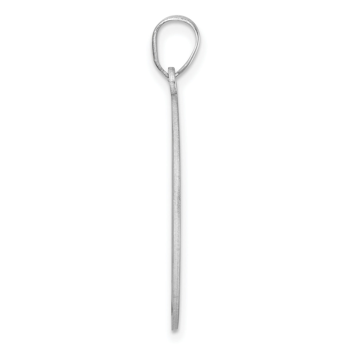 Sterling Silver Monogram Pendant with Intertwined D and L Letters, Openwork Script Charm