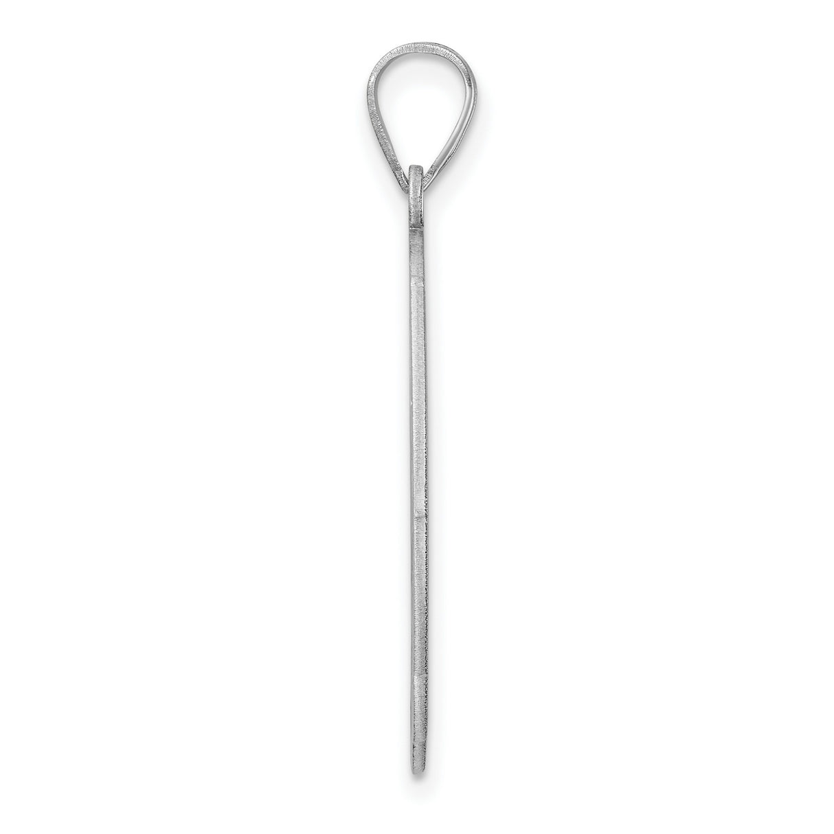 Sterling Silver Initial Pendant with Script Letter Z in Round Frame