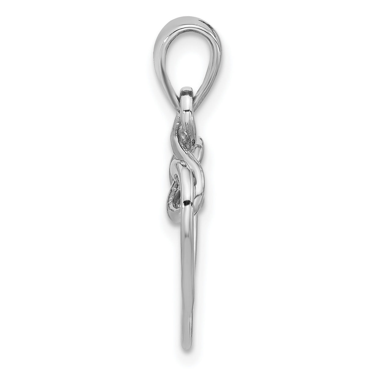 Sterling Silver Celtic Heart Pendant with Knot Design Symbolizing Eternal Love and Unity