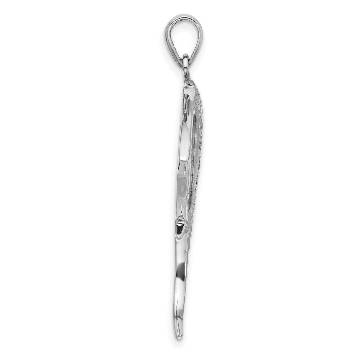 Sterling Silver Stingray Pendant with Abalone Shell, Ocean-Inspired Jewelry for Women