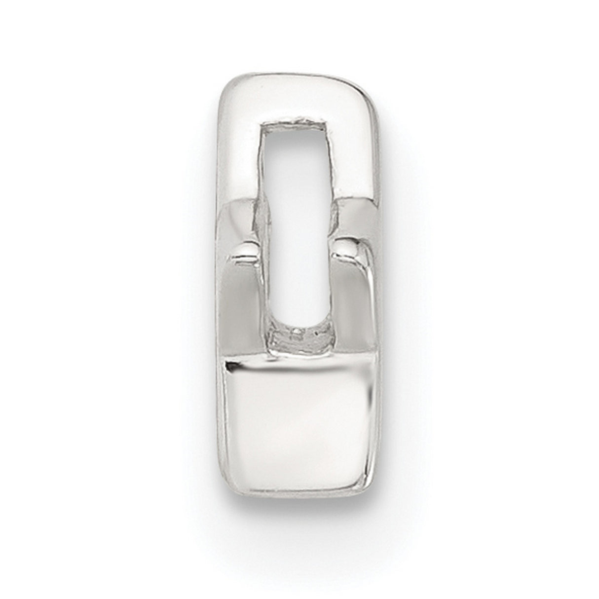 Sterling Silver Star Charm Pendant, Smooth Five-Point Design, Minimalist Celestial Jewelry