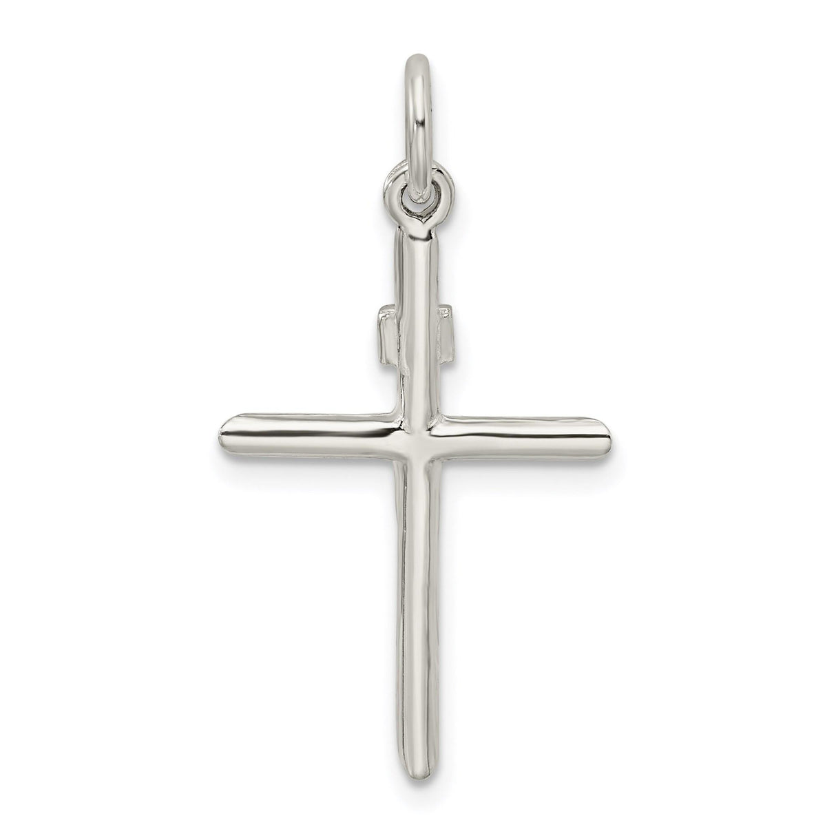 Sterling Silver Crucifix Cross Pendant with Hand Detailed Jesus Figure, Christian Devotional Style