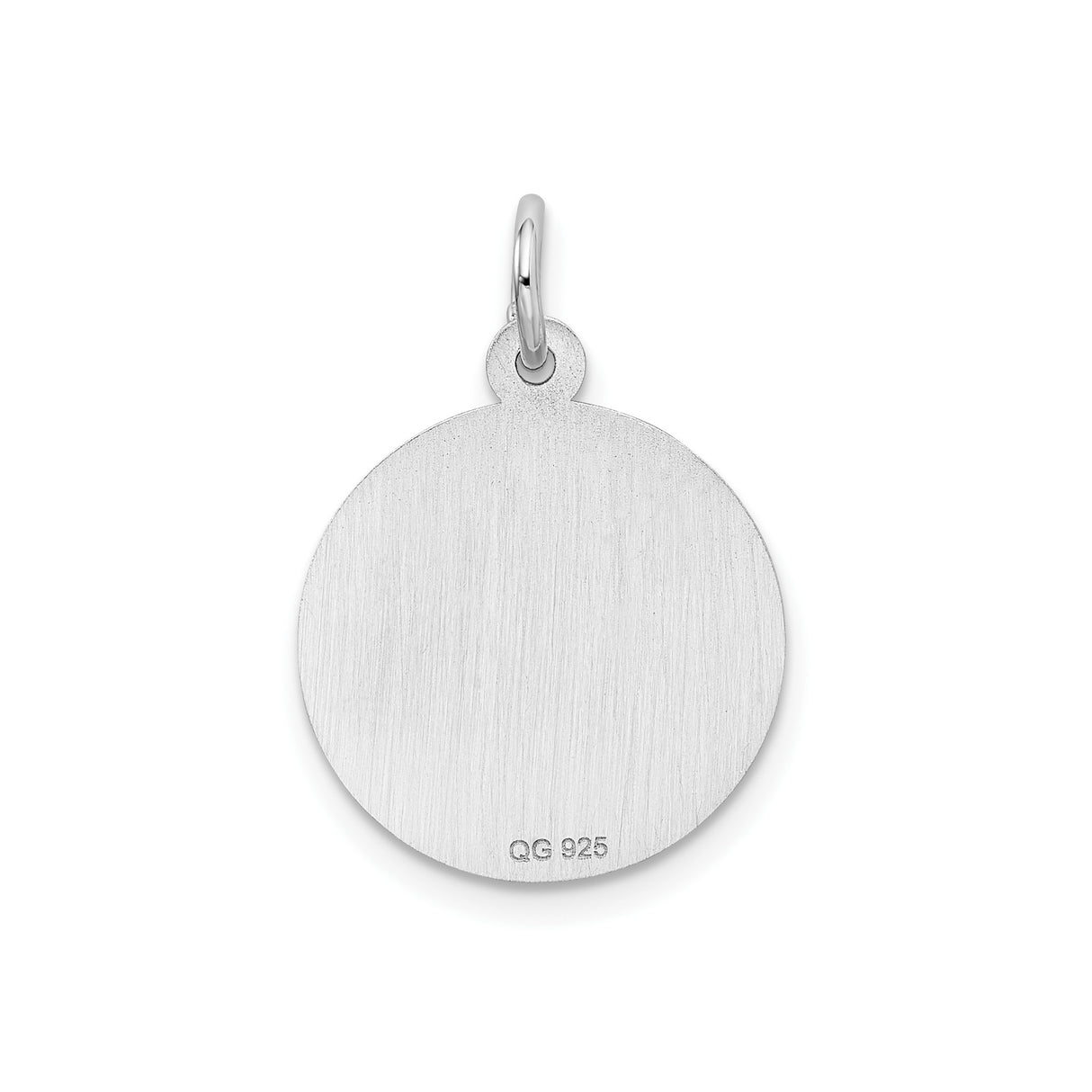 Sterling Silver Graduation Pendant Charm with Diploma Scroll and Script Design