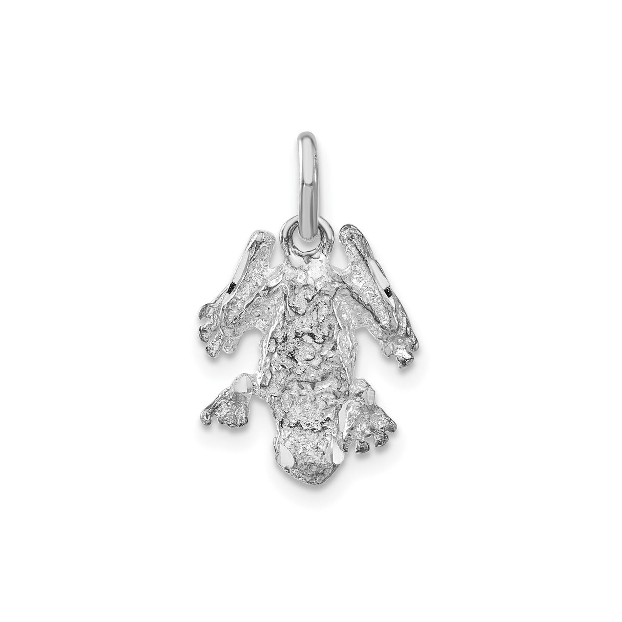 Sterling Silver Lizard Pendant, Textured Gecko Charm with Animal Motif Design for Men and Women